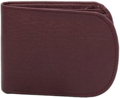

OODI Men Brown Genuine Leather Wallet(3 Card Slots)