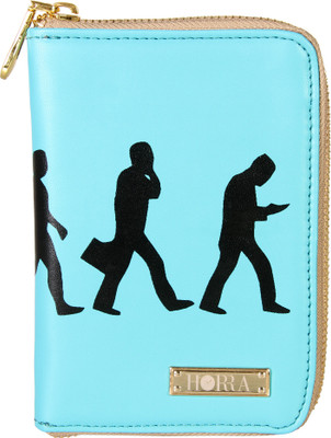 

Horra Women Multicolor Artificial Leather Wallet(4 Card Slots), Aqua