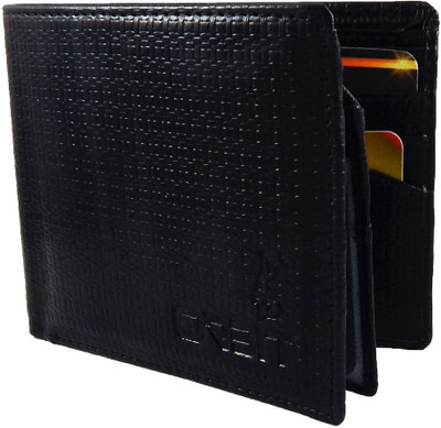 

Orbit Men Black Genuine Leather Wallet(10 Card Slots)