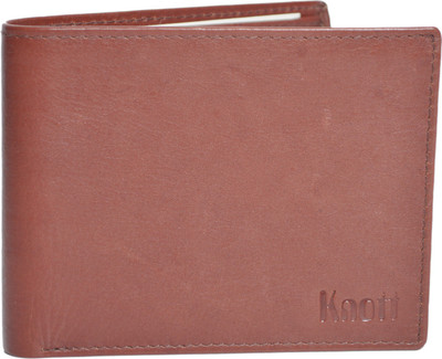 

Knott Men Brown Genuine Leather Wallet(12 Card Slots), Brown-06