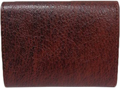 

Revo Men Brown Genuine Leather Card Holder(12 Card Slots)