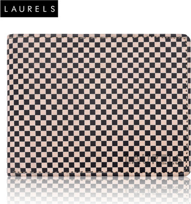 

Laurels Men Beige Artificial Leather Wallet(4 Card Slots)
