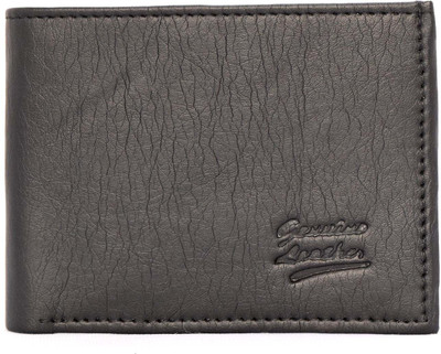

D'zigners Men Black Genuine Leather Wallet(6 Card Slots)