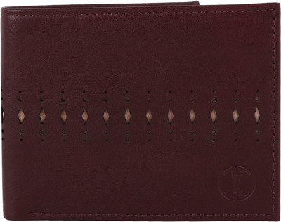 

INLAY Boys Maroon Genuine Leather Wallet(10 Card Slots)