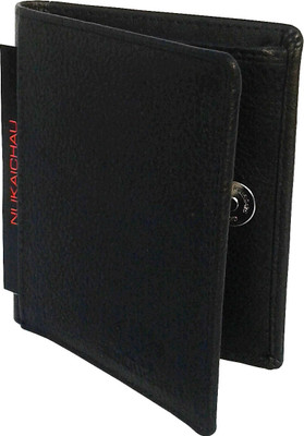 

NUKAICHAU Men Black Genuine Leather Card Holder(10 Card Slots), Card blk 10