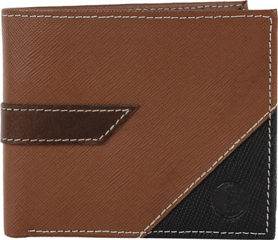 

INLAY Boys Brown Genuine Leather Wallet(8 Card Slots)