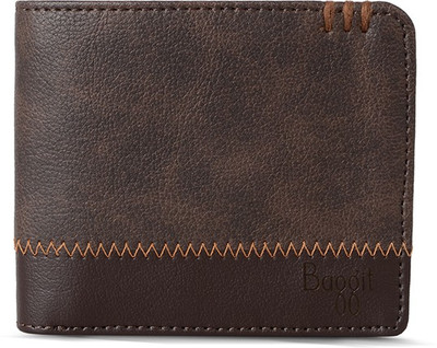 Baggit Men Brown Artificial Leather Wallet(6 Card Slots)