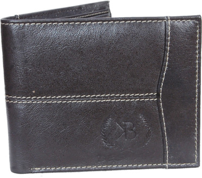 

BESHAK Men Brown Genuine Leather Wallet(8 Card Slots), Black