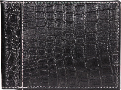 

Leatherworld Men Black Genuine Leather Money Clip(6 Card Slots)