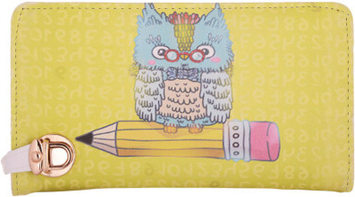 

Cuddle Girls Multicolor Fabric Wallet(8 Card Slots)