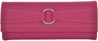 

Cuddle Girls Casual, Formal, Travel, Trendy Multicolor Fabric Wallet(4 Card Slots), Pink