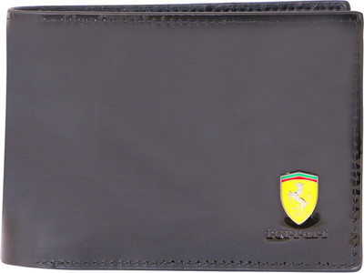 

Ferrari shining Men Black Canvas Wallet(5 Card Slots)