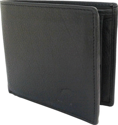 

NUKAICHAU Men Black Genuine Leather Wallet(9 Card Slots), Blk 9