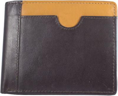 

Zeebros Men Brown Genuine Leather Wallet(6 Card Slots)
