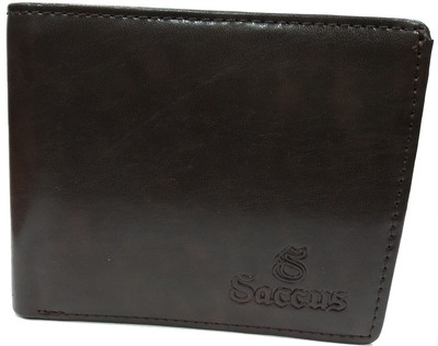 

Saccus Men Brown Genuine Leather Wallet(5 Card Slots)
