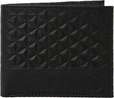 

INLAY Boys Black Genuine Leather Wallet(8 Card Slots)