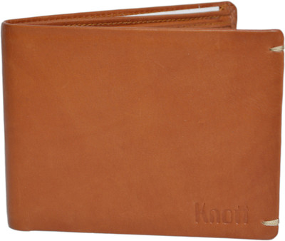 

Knott Men Tan Genuine Leather Wallet(5 Card Slots), Tan-11
