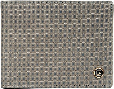 

Da Milano Men Grey Genuine Leather Wallet(15 Card Slots)