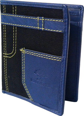 

NUKAICHAU Boys Casual Blue Genuine Leather Wallet(12 Card Slots), Blu 12