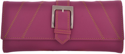 

Cuddle Girls Casual, Formal, Travel, Trendy Multicolor Fabric Wallet(4 Card Slots), Pink