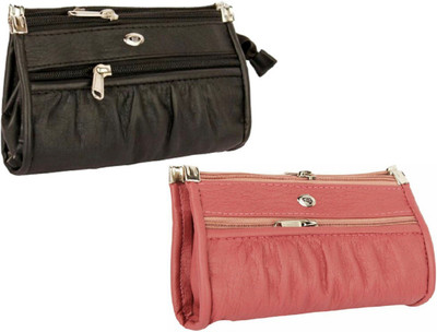 

Feel sixteen Girls Multicolor Genuine Leather Wallet(8 Card Slots), Feel bl 08 pink pancha
