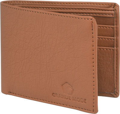 

Grande Mode Men Brown Genuine Leather Wallet(8 Card Slots), Brown-03