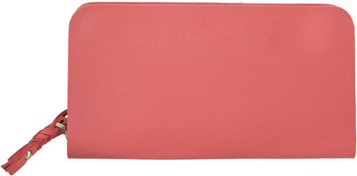 

Deeanne London Women Pink Genuine Leather Wallet, Peach