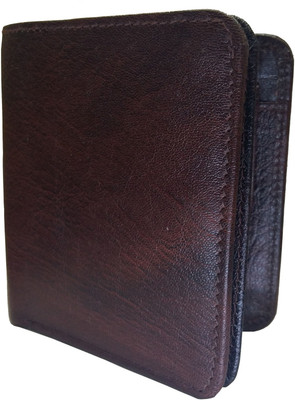 

GetSetStyle Men Brown Genuine Leather Wallet(5 Card Slots)