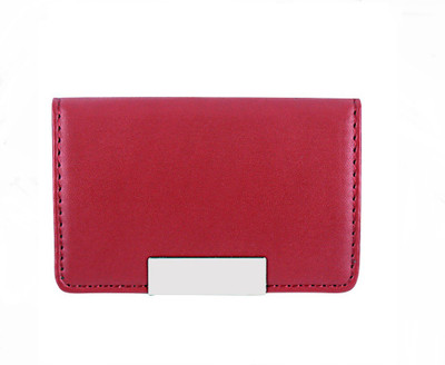 

ShopoSite Men Red Artificial Leather Card Holder(1 Card Slot)