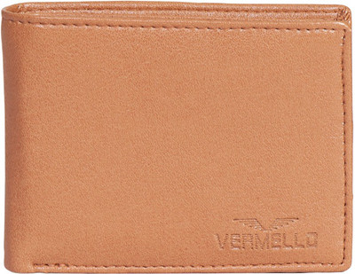 

Vermello Men Tan Artificial Leather Wallet(6 Card Slots)