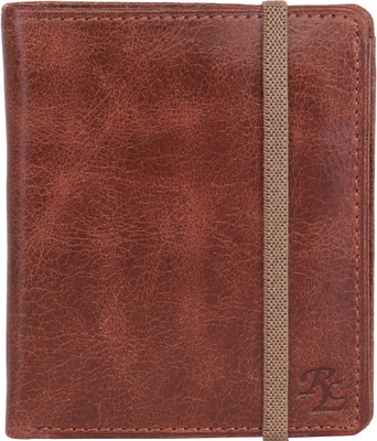 

RLE Men Tan Genuine Leather Wallet(9 Card Slots)