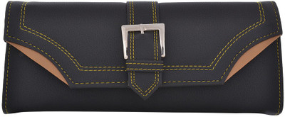 

Cuddle Girls Casual, Formal, Travel, Trendy Multicolor Fabric Wallet(4 Card Slots), Black