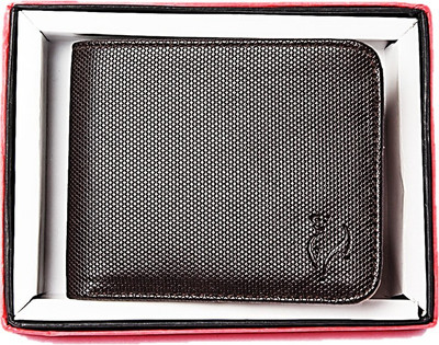 

White Bear Men Brown Artificial Leather Wallet(6 Card Slots)