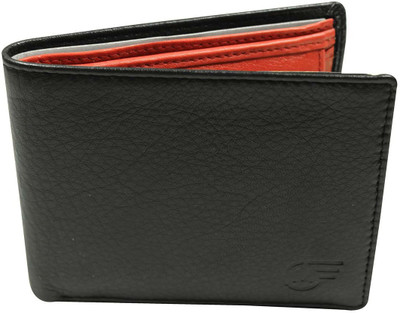 

The Purple Marke Men Black Artificial Leather Wallet(3 Card Slots)