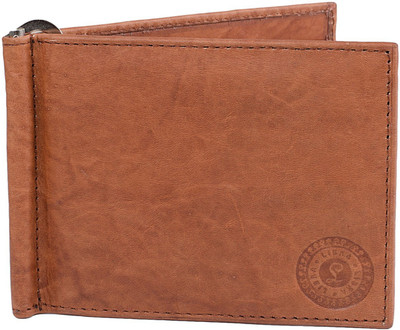 

Exit9 Men Brown Genuine Leather Wallet(3 Card Slots)
