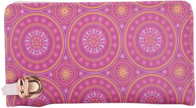 

Cuddle Girls Multicolor Fabric Wallet(8 Card Slots)