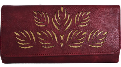 

Fantosy Women Maroon Artificial Leather Card Holder(8 Card Slots)