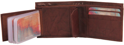 

VRSR Men Multicolor Genuine Leather Wallet(11 Card Slots)