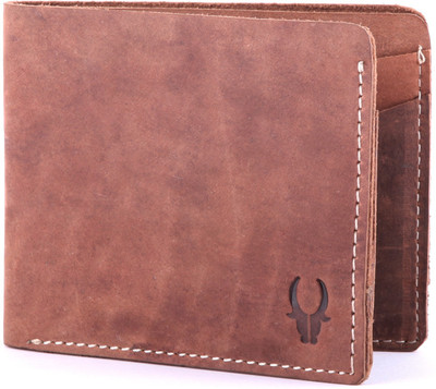 

WildHorn Men Brown Genuine Leather Wallet(6 Card Slots)