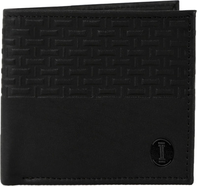 

INLAY Men Black Genuine Leather Wallet(8 Card Slots)