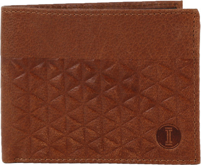 

INLAY Boys Brown Genuine Leather Wallet(8 Card Slots)