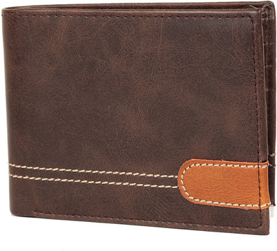 

SAIFI TRADERS Men Brown Artificial Leather Wallet(6 Card Slots)