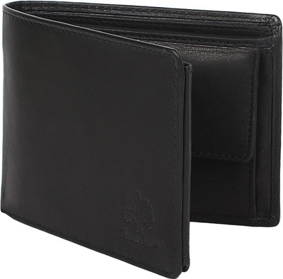 

Rustic Town Men Black Genuine Leather Wallet(12 Card Slots)