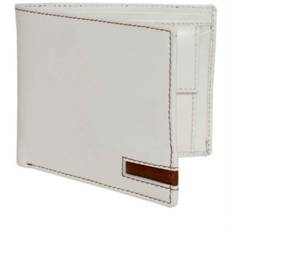 

Creative India Exports Men White Genuine Leather Wallet(9 Card Slots)