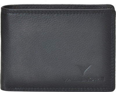 

VALENORE Men Black Genuine Leather Wallet(3 Card Slots)