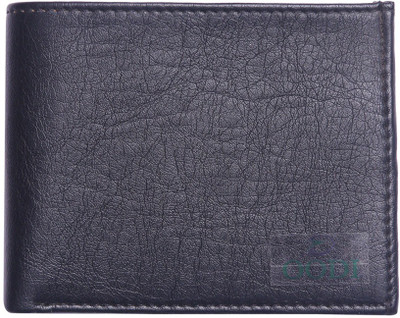

OODI Men Black Genuine Leather Wallet(5 Card Slots)