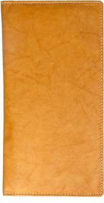 

JL Collections Men Orange Genuine Leather Wallet(10 Card Slots)