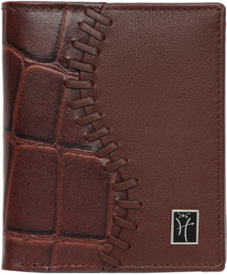 

Hawai Men Brown Genuine Leather Wallet(9 Card Slots)