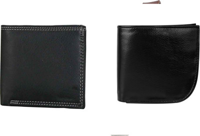 

Howdy Men Black Artificial Leather Wallet(3 Card Slots)