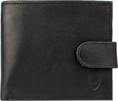 

Hidesign Men Black Genuine Leather Wallet(4 Card Slots)